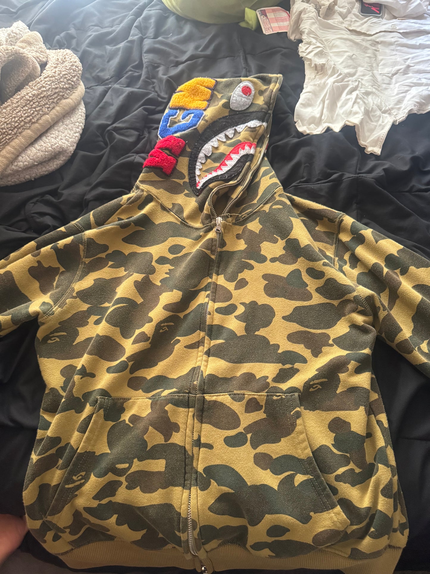 Camo Bape zip up