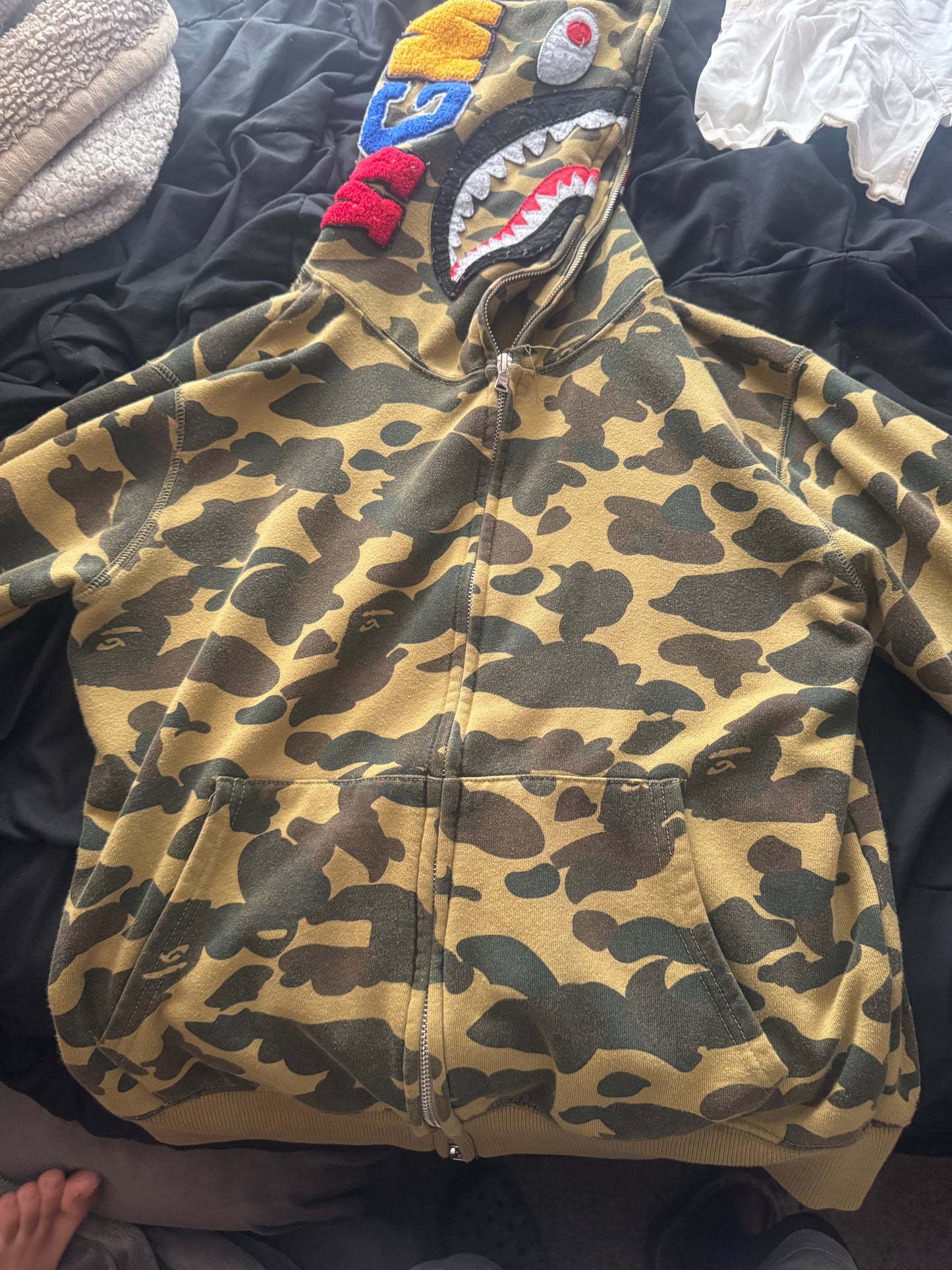 Camo Bape zip up